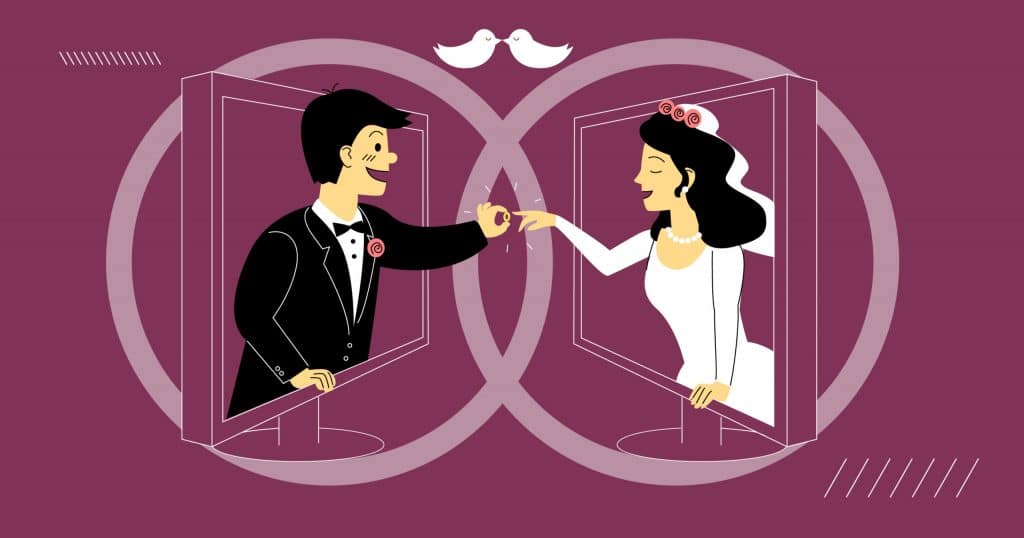 Свадьба онлайн: как новый формат вошел в нашу жизнь